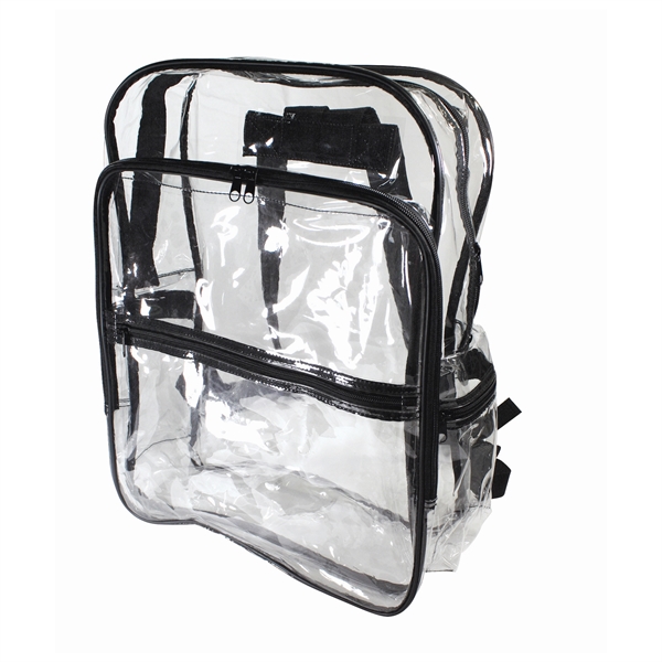 Clear backpack made up of a large main compartment with two... from ASI 34800 Alstar Creations / Alstar Line