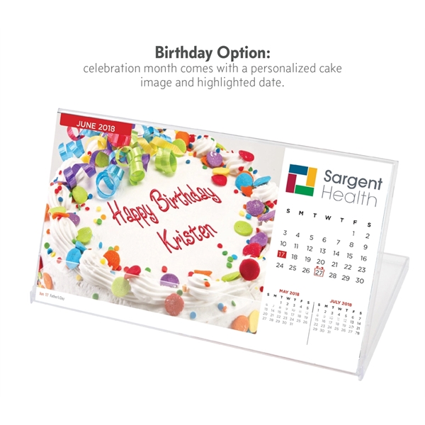 Landscape Jewel Calendar - Personalized, Attract attention for your business with... from ASI 39850 The Bentcil Company / Bentcils™