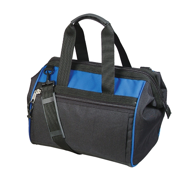 Cooler includes a metal framed top opener, front zippered pocket and... from ASI 34800 Alstar Creations / Alstar Line