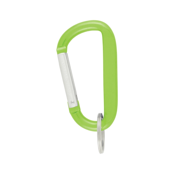 Large Carabiner with Split Ring made of high grade anodized aluminum.... from ASI 93520 Ventura Inc