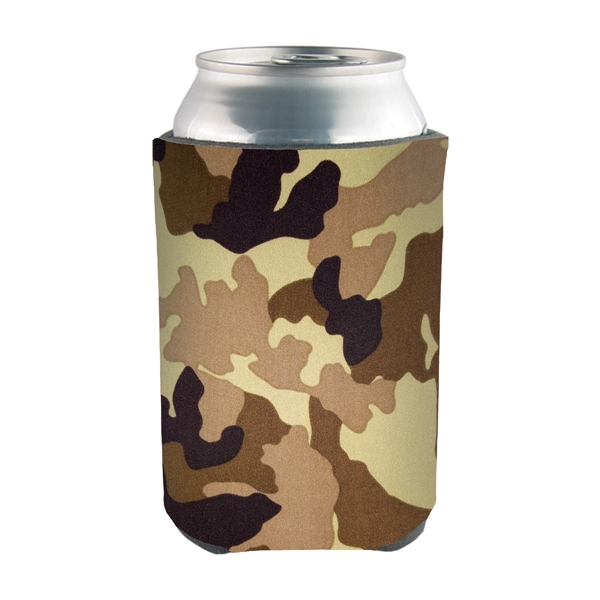 Pocket Foam Collapsible Can Holder with 3 sided Imprint 4mm.... from ASI 93520 Ventura Inc