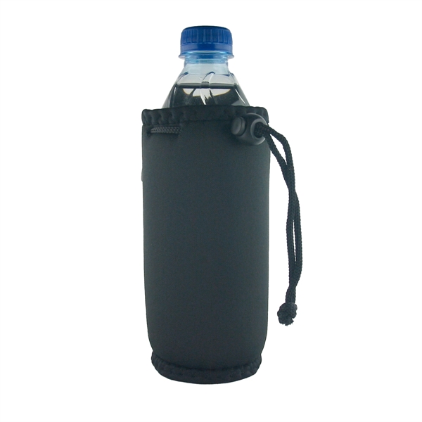 Bottle coolie with drawstring and clip.... from ASI 93520 Ventura Inc
