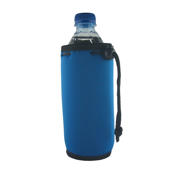 Bottle coolie with drawstring and clip.... from ASI 93520 Ventura Inc