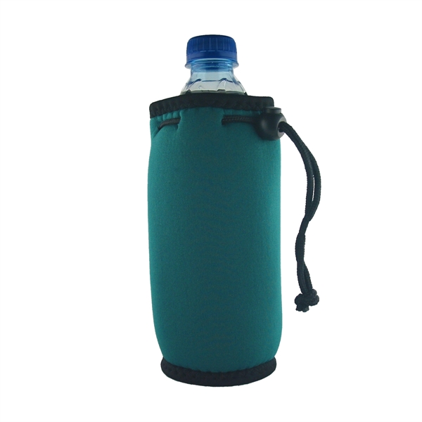 Bottle coolie with drawstring and clip.... from ASI 93520 Ventura Inc