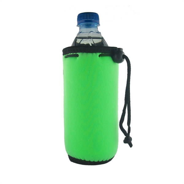 Bottle coolie with drawstring and clip.... from ASI 93520 Ventura Inc