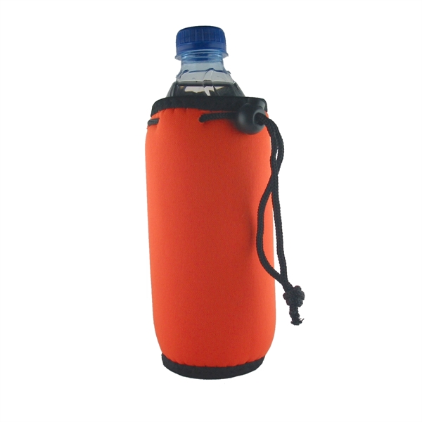 Bottle coolie with drawstring and clip.... from ASI 93520 Ventura Inc