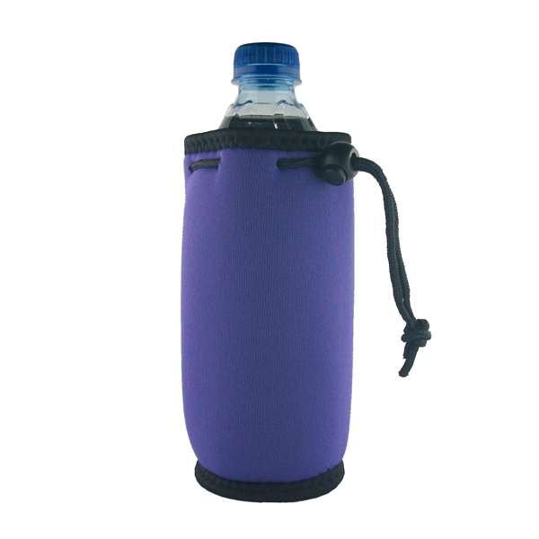 Bottle coolie with drawstring and clip.... from ASI 93520 Ventura Inc