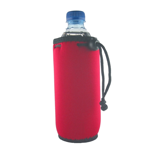 Bottle coolie with drawstring and clip.... from ASI 93520 Ventura Inc