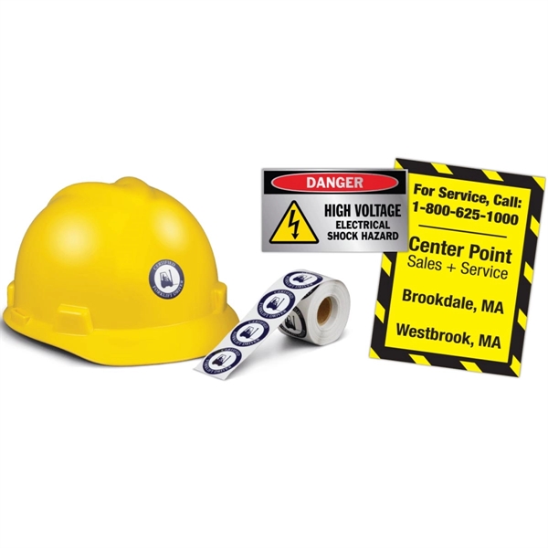 One Color Outdoor Decals - Oval... from ASI 81500 Navitor Inc / Navitor®