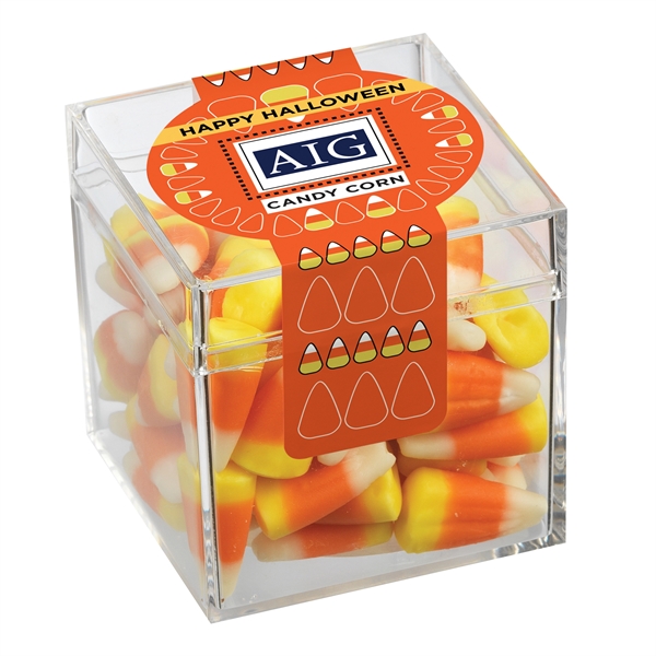 Clear candy box filled with 4 oz. of candy corn; includes... from ASI 71685 Midnite Snax®