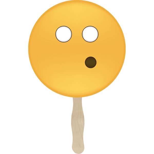 Emoji hand fan with different 10 faces/expressions available. Customizable... from ASI 54100 Fields Manufacturing Inc / TargetLine®