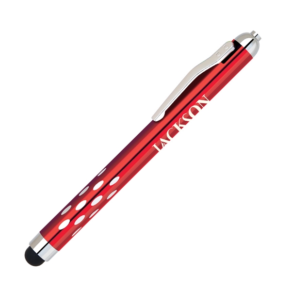 Aluminum ballpoint pen coated in several metallic colors with gravity mechanism... from ASI 68190 Lungsal / Lungsal