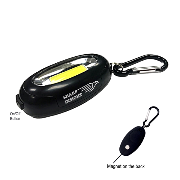 COB MULTI MODE LIGHT WITH CARABINER... from ASI 98766 Yanlee Trading Co Ltd / Delite Promotional Products