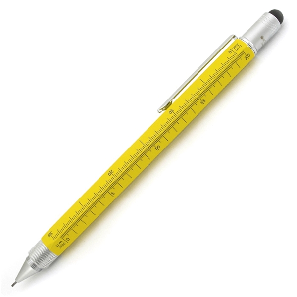 Touchscreen stylus tool with 0.9mm pencil, screwdrivers and three scale functions... from ASI 98760 Yafa Line, Inc. / MonteVerde® Yafaline