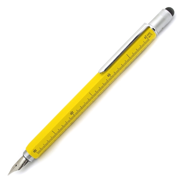 Touchscreen stylus fountain pen with screwdrivers, level , ruler and three... from ASI 98760 Yafa Line, Inc. / MonteVerde® Yafaline