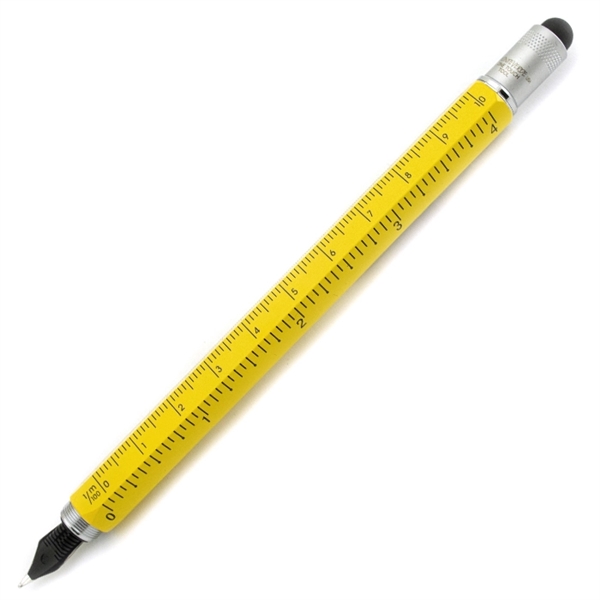 Touchscreen stylus fountain pen with screwdrivers, level , ruler and three... from ASI 98760 Yafa Line, Inc. / MonteVerde® Yafaline
