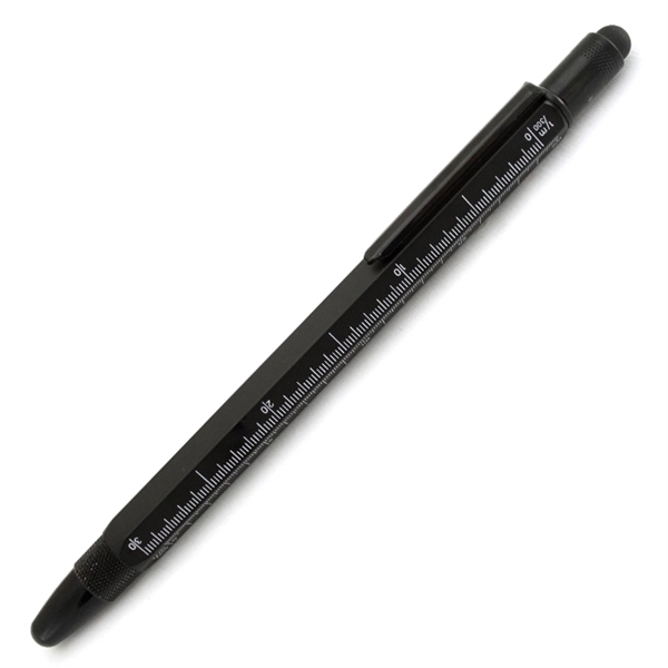 Touchscreen stylus fountain pen with screwdrivers, level , ruler and three... from ASI 98760 Yafa Line, Inc. / MonteVerde® Yafaline