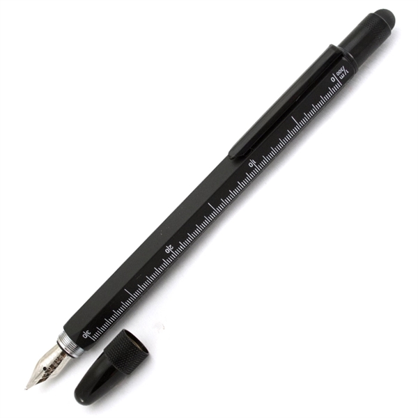Touchscreen stylus fountain pen with screwdrivers, level , ruler and three... from ASI 98760 Yafa Line, Inc. / MonteVerde® Yafaline