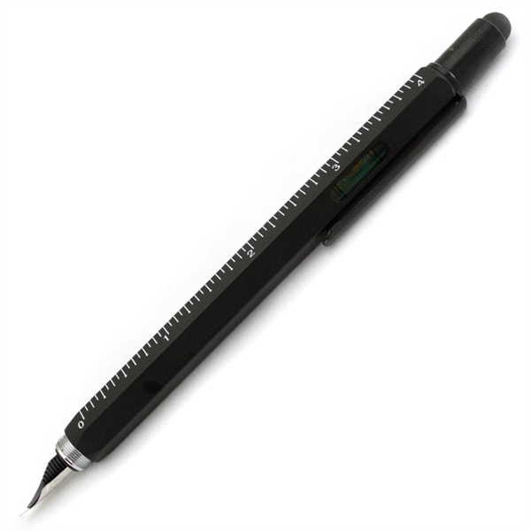 Touchscreen stylus fountain pen with screwdrivers, level , ruler and three... from ASI 98760 Yafa Line, Inc. / MonteVerde® Yafaline