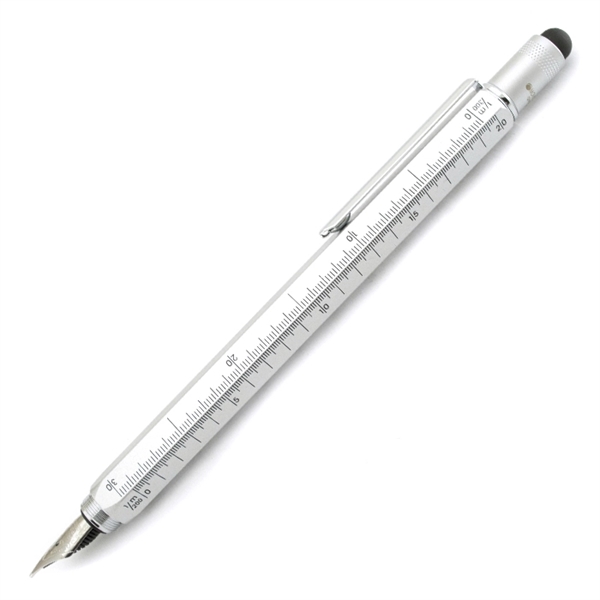 Touchscreen stylus fountain pen with screwdrivers, level , ruler and three... from ASI 98760 Yafa Line, Inc. / MonteVerde® Yafaline