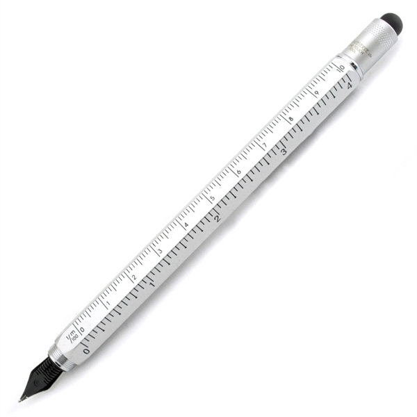 Touchscreen stylus fountain pen with screwdrivers, level , ruler and three... from ASI 98760 Yafa Line, Inc. / MonteVerde® Yafaline