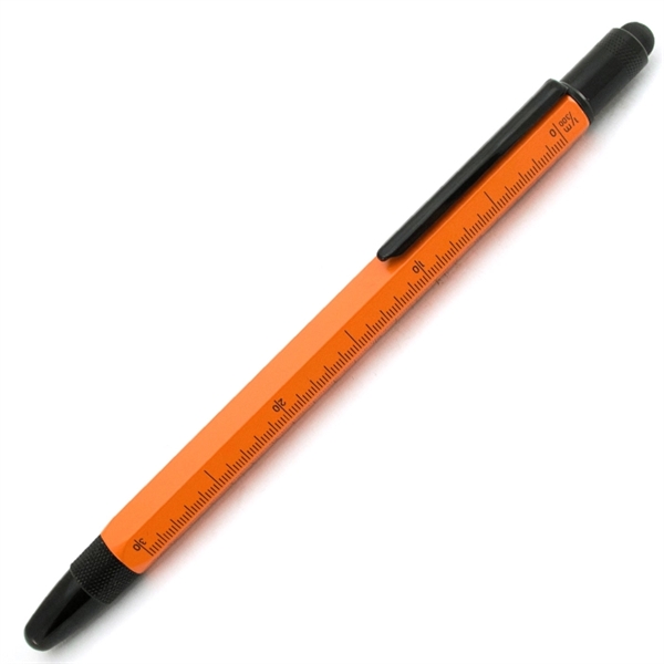 Touchscreen stylus fountain pen with screwdrivers, level , ruler and three... from ASI 98760 Yafa Line, Inc. / MonteVerde® Yafaline