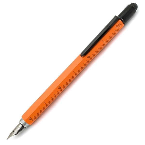 Touchscreen stylus fountain pen with screwdrivers, level , ruler and three... from ASI 98760 Yafa Line, Inc. / MonteVerde® Yafaline