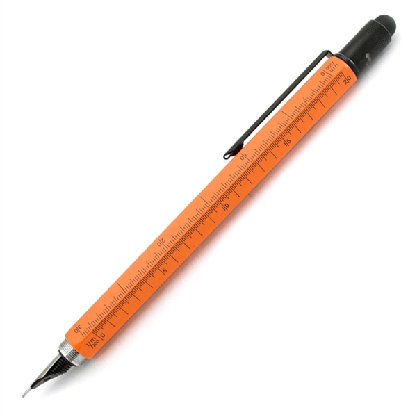 Touchscreen stylus fountain pen with screwdrivers, level , ruler and three... from ASI 98760 Yafa Line, Inc. / MonteVerde® Yafaline
