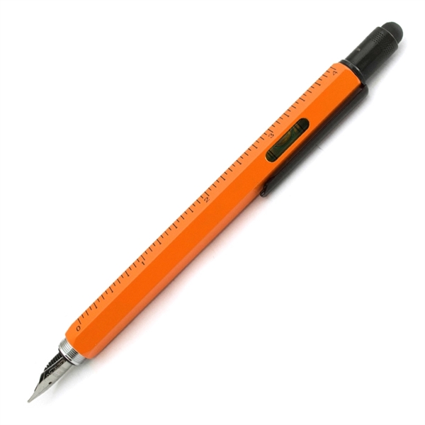 Touchscreen stylus fountain pen with screwdrivers, level , ruler and three... from ASI 98760 Yafa Line, Inc. / MonteVerde® Yafaline