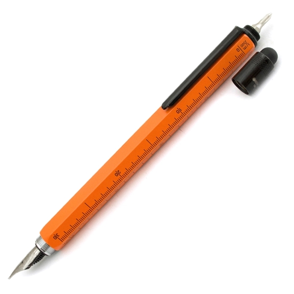 Touchscreen stylus fountain pen with screwdrivers, level , ruler and three... from ASI 98760 Yafa Line, Inc. / MonteVerde® Yafaline