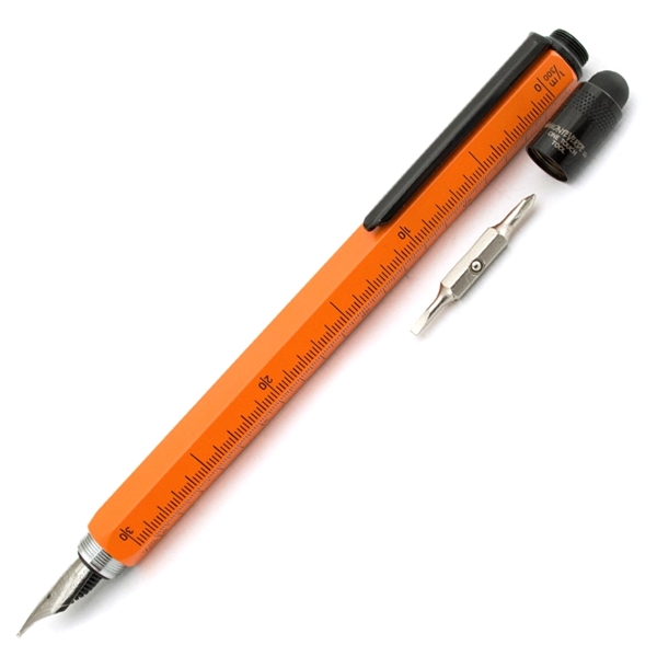 Touchscreen stylus fountain pen with screwdrivers, level , ruler and three... from ASI 98760 Yafa Line, Inc. / MonteVerde® Yafaline