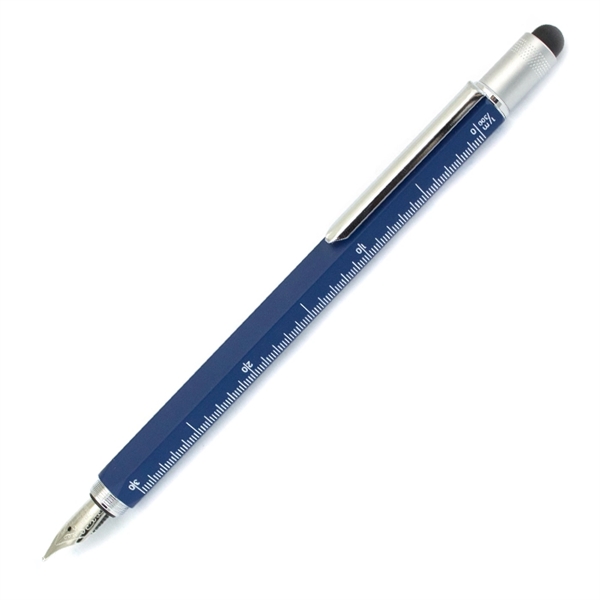 Touchscreen stylus fountain pen with screwdrivers, level , ruler and three... from ASI 98760 Yafa Line, Inc. / MonteVerde® Yafaline