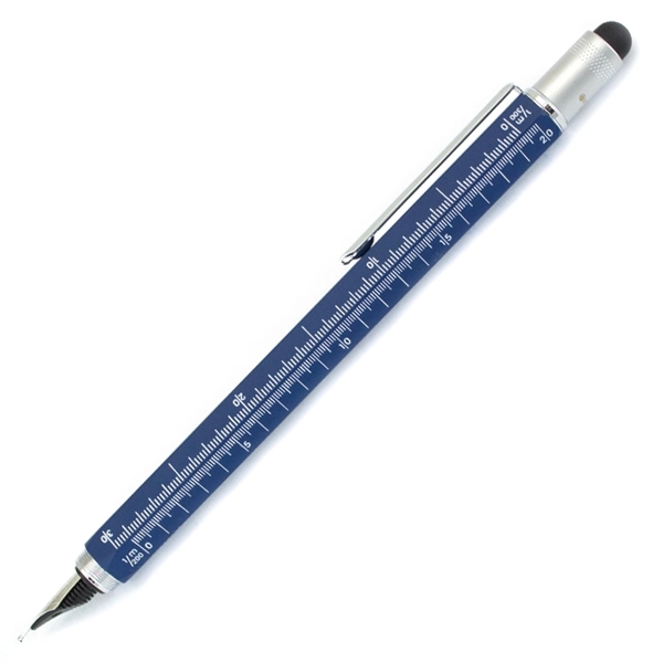 Touchscreen stylus fountain pen with screwdrivers, level , ruler and three... from ASI 98760 Yafa Line, Inc. / MonteVerde® Yafaline