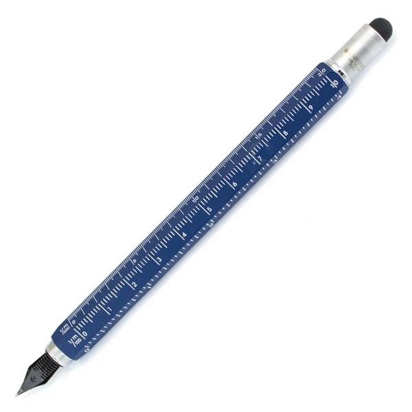 Touchscreen stylus fountain pen with screwdrivers, level , ruler and three... from ASI 98760 Yafa Line, Inc. / MonteVerde® Yafaline