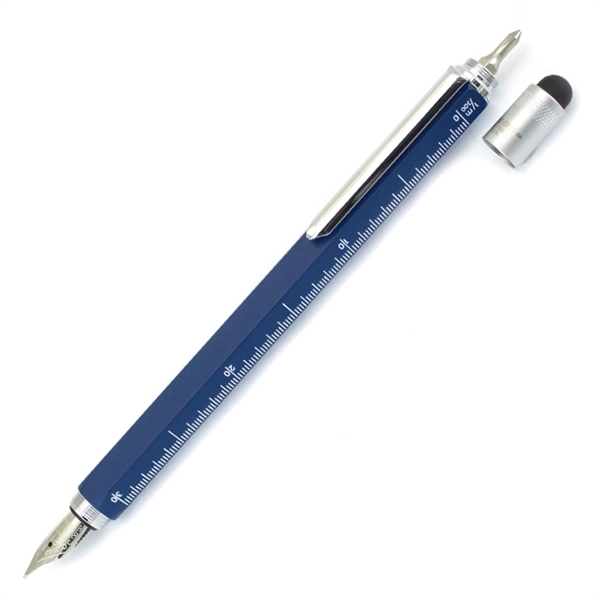 Touchscreen stylus fountain pen with screwdrivers, level , ruler and three... from ASI 98760 Yafa Line, Inc. / MonteVerde® Yafaline
