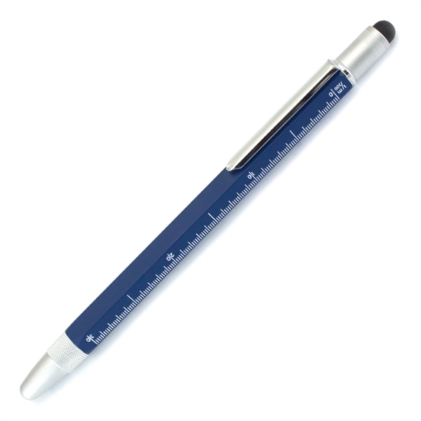 Touchscreen stylus fountain pen with screwdrivers, level , ruler and three... from ASI 98760 Yafa Line, Inc. / MonteVerde® Yafaline