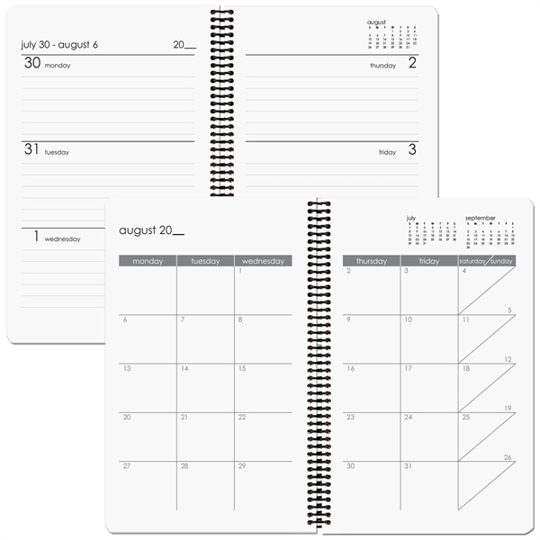 5 1/4" x 8 1/4" Poly academic weekly planner with one... from ASI 50873 Drum-Line / Drum-line Inc