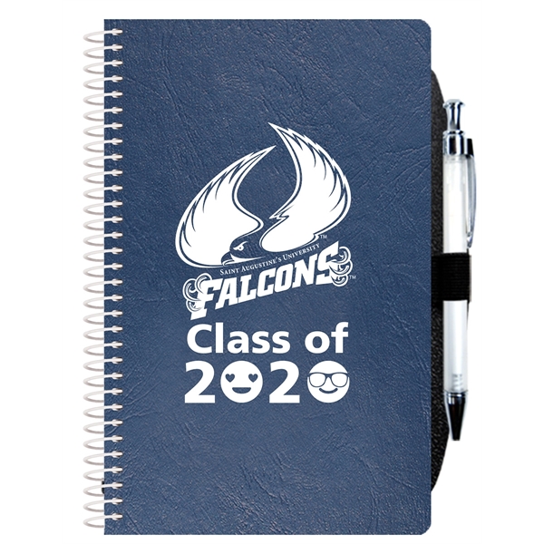 5 1/4" x 8 1/4" Flex academic weekly planner with pen... from ASI 50873 Drum-Line / Drum-line Inc