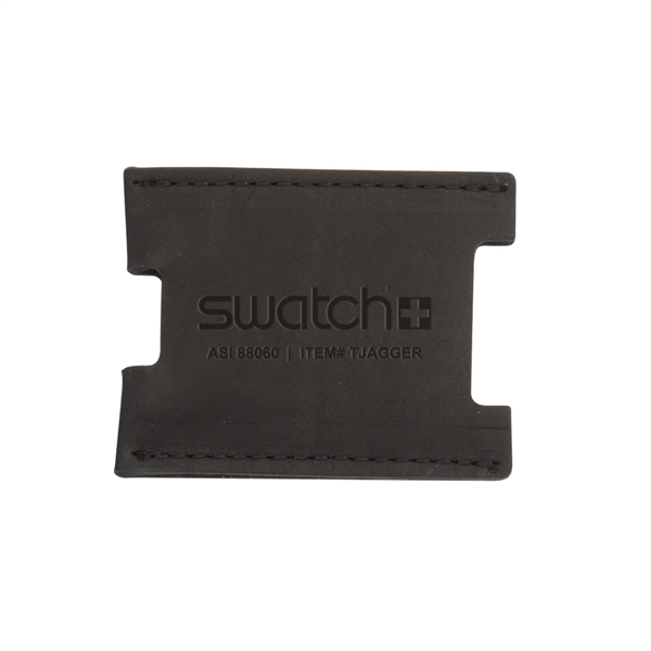 2 7/8" x 3 1/2" leather credit card sleeve/wallet, available in... from ASI 88060 Snugz/USA Inc / SnugZ USA®