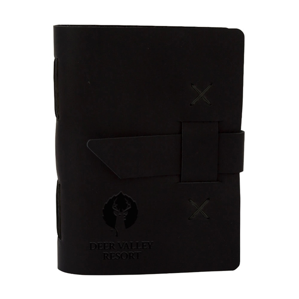 5 1/4" x 6 7/8" x 1" small leather notebook available... from ASI 88060 Snugz/USA Inc / SnugZ USA®