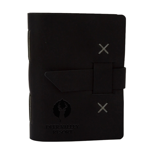 5 1/4" x 6 7/8" x 1" small leather notebook available... from ASI 88060 Snugz/USA Inc / SnugZ USA®