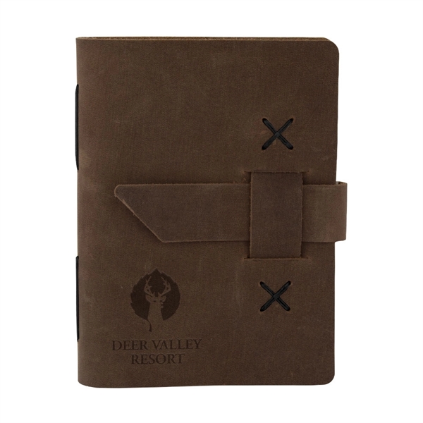 5 1/4" x 6 7/8" x 1" small leather notebook available... from ASI 88060 Snugz/USA Inc / SnugZ USA®