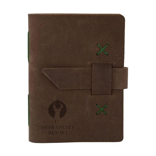 5 1/4" x 6 7/8" x 1" small leather notebook available... from ASI 88060 Snugz/USA Inc / SnugZ USA®