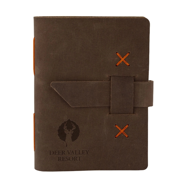 5 1/4" x 6 7/8" x 1" small leather notebook available... from ASI 88060 Snugz/USA Inc / SnugZ USA®