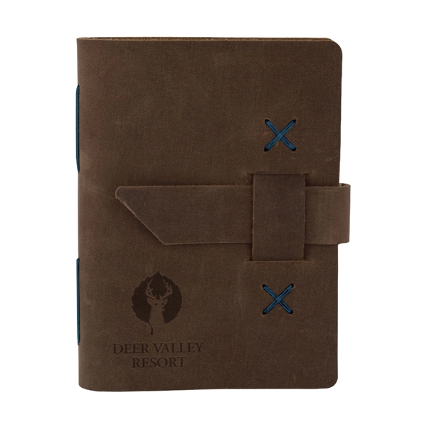 5 1/4" x 6 7/8" x 1" small leather notebook available... from ASI 88060 Snugz/USA Inc / SnugZ USA®