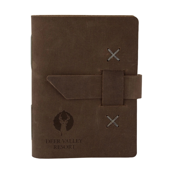 5 1/4" x 6 7/8" x 1" small leather notebook available... from ASI 88060 Snugz/USA Inc / SnugZ USA®