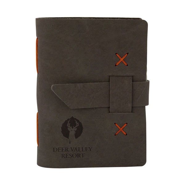 5 1/4" x 6 7/8" x 1" small leather notebook available... from ASI 88060 Snugz/USA Inc / SnugZ USA®