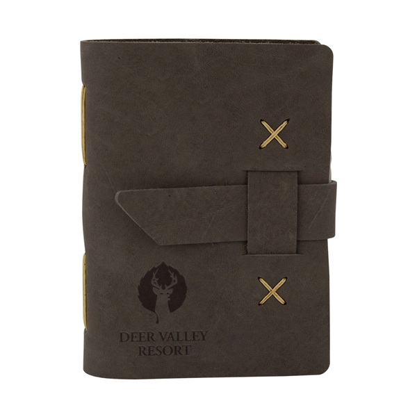 5 1/4" x 6 7/8" x 1" small leather notebook available... from ASI 88060 Snugz/USA Inc / SnugZ USA®