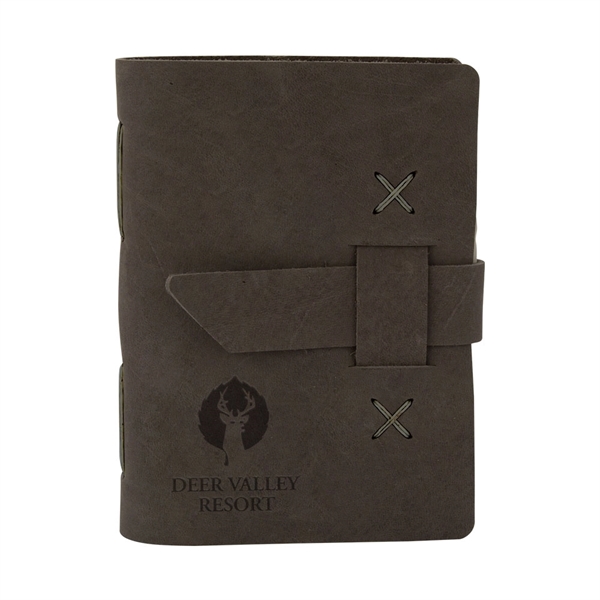 5 1/4" x 6 7/8" x 1" small leather notebook available... from ASI 88060 Snugz/USA Inc / SnugZ USA®