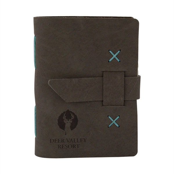 5 1/4" x 6 7/8" x 1" small leather notebook available... from ASI 88060 Snugz/USA Inc / SnugZ USA®